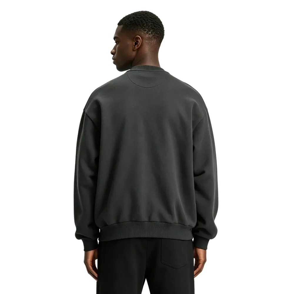 Acne Studios Zip Up 1996 Sweatshirt Black - Image 4