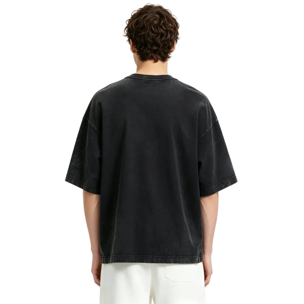 Alexander Wang Eastern Medicine Graphic Short Sleeve Tee Washed Black - Image 4