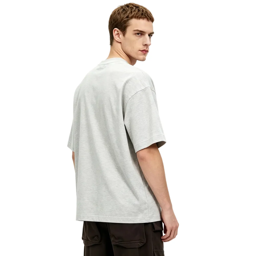 Alexander Wang Puff Logo Tee Grey - Image 4