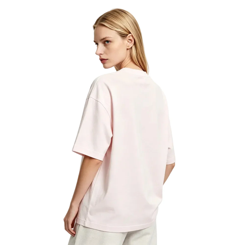 Alexander Wang Puff Logo Tee Pink - Image 4