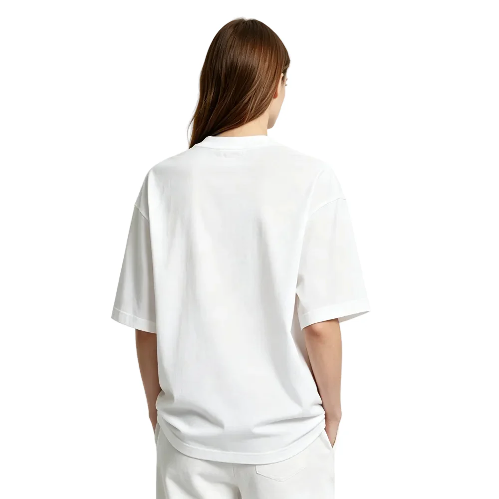 Alexander Wang Puff Logo Tee White - Image 4