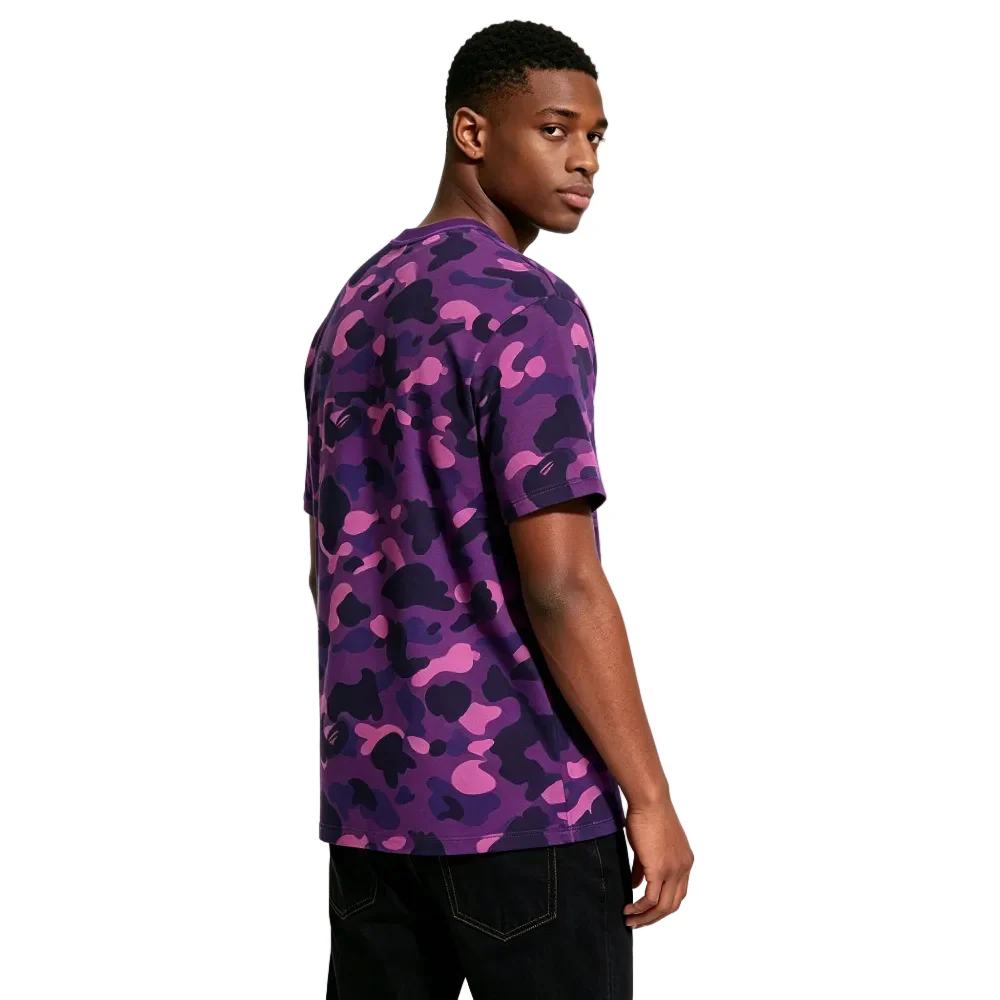 BAPE COLOR CAMO COLLEGE TEE PURPLE - Image 4