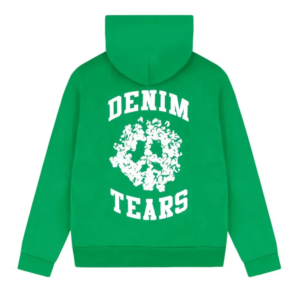 Denim Tears Denim University Zip Hoodie Green - Image 2