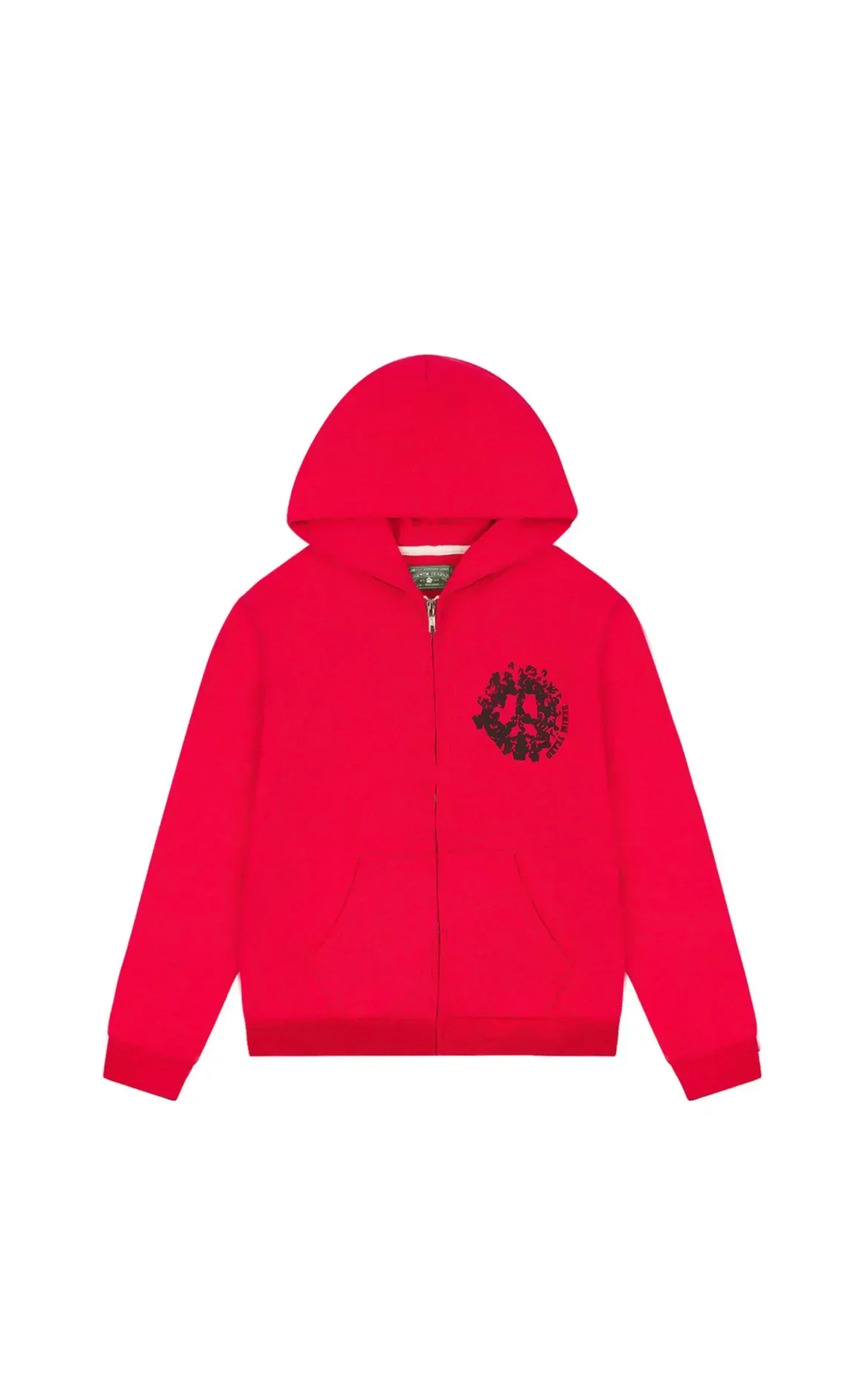 Denim Tears Denim University Zip Hoodie SS24 Red