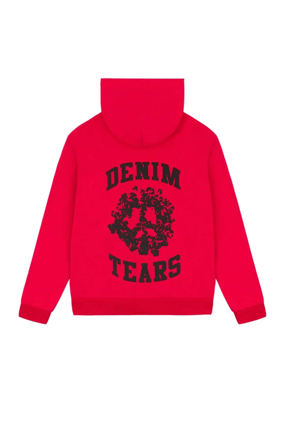 Denim Tears Denim University Zip Hoodie SS24 Red - Image 2