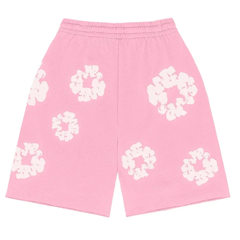 Denim Tears The Cotton Wreath Shorts Pink - Image 2