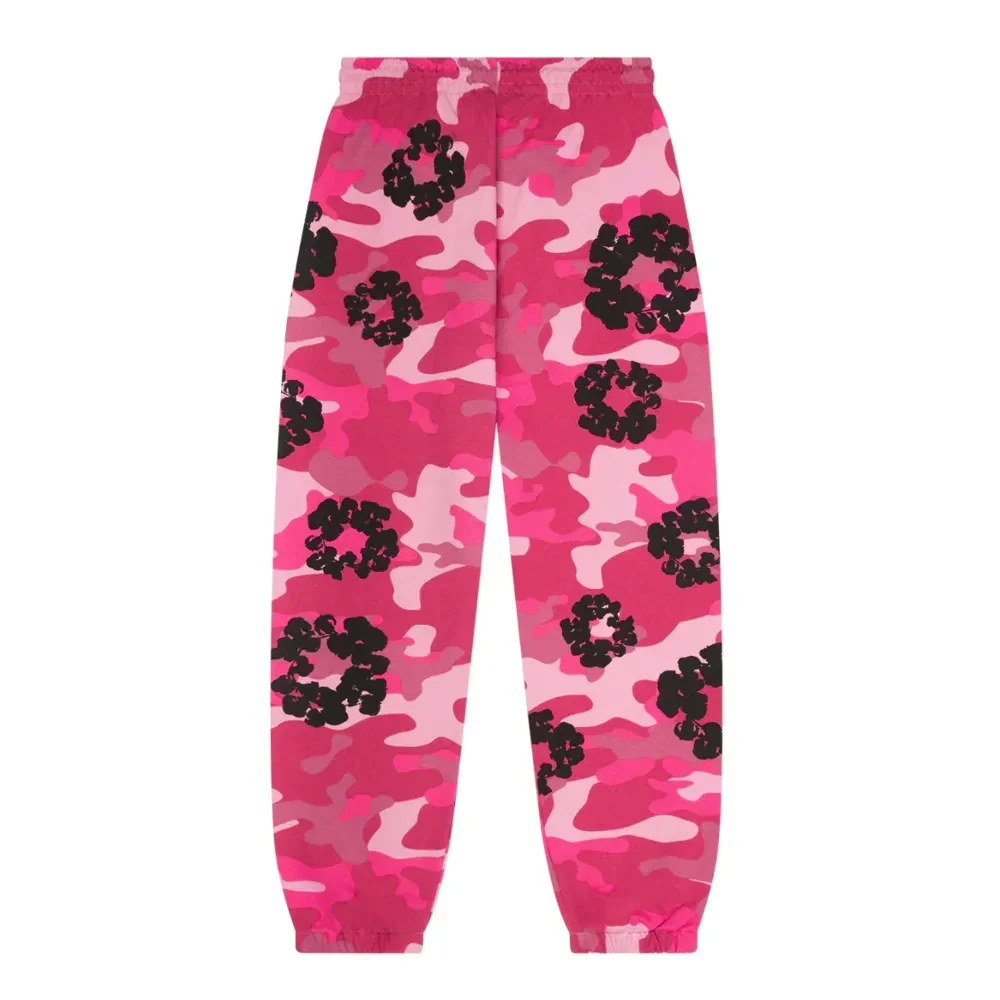 Denim Tears The Cotton Wreath Sweatpant Pink Camo - Image 2