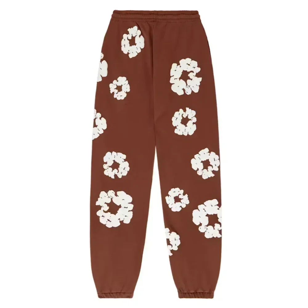 Denim Tears The Cotton Wreath Sweatpants Brown - Image 2