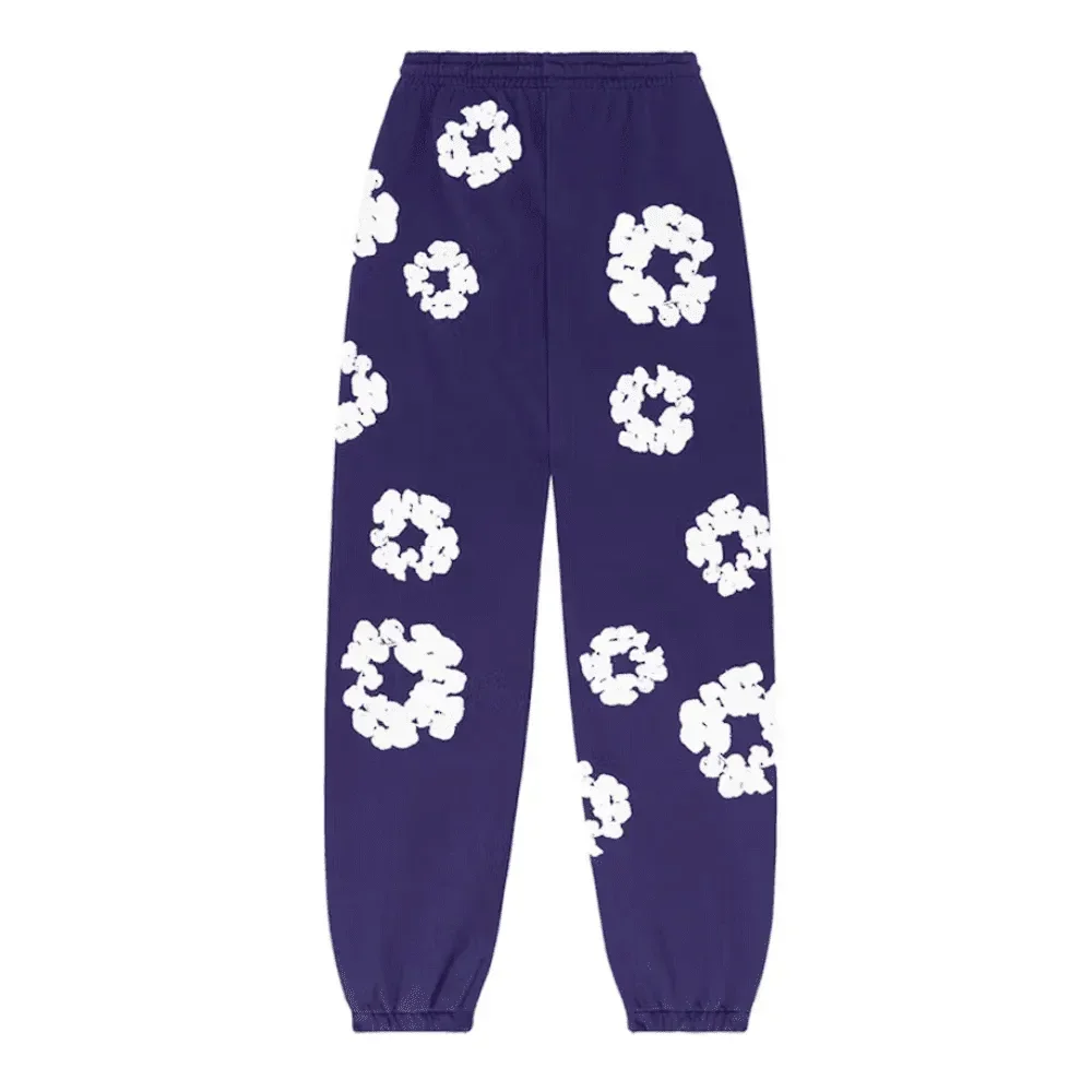 Denim Tears The Cotton Wreath Sweatpants Purple - Image 2