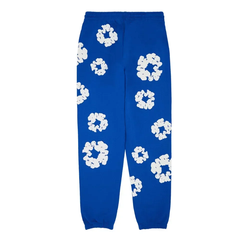 Denim Tears The Cotton Wreath Sweatpants Royal Blue - Image 2