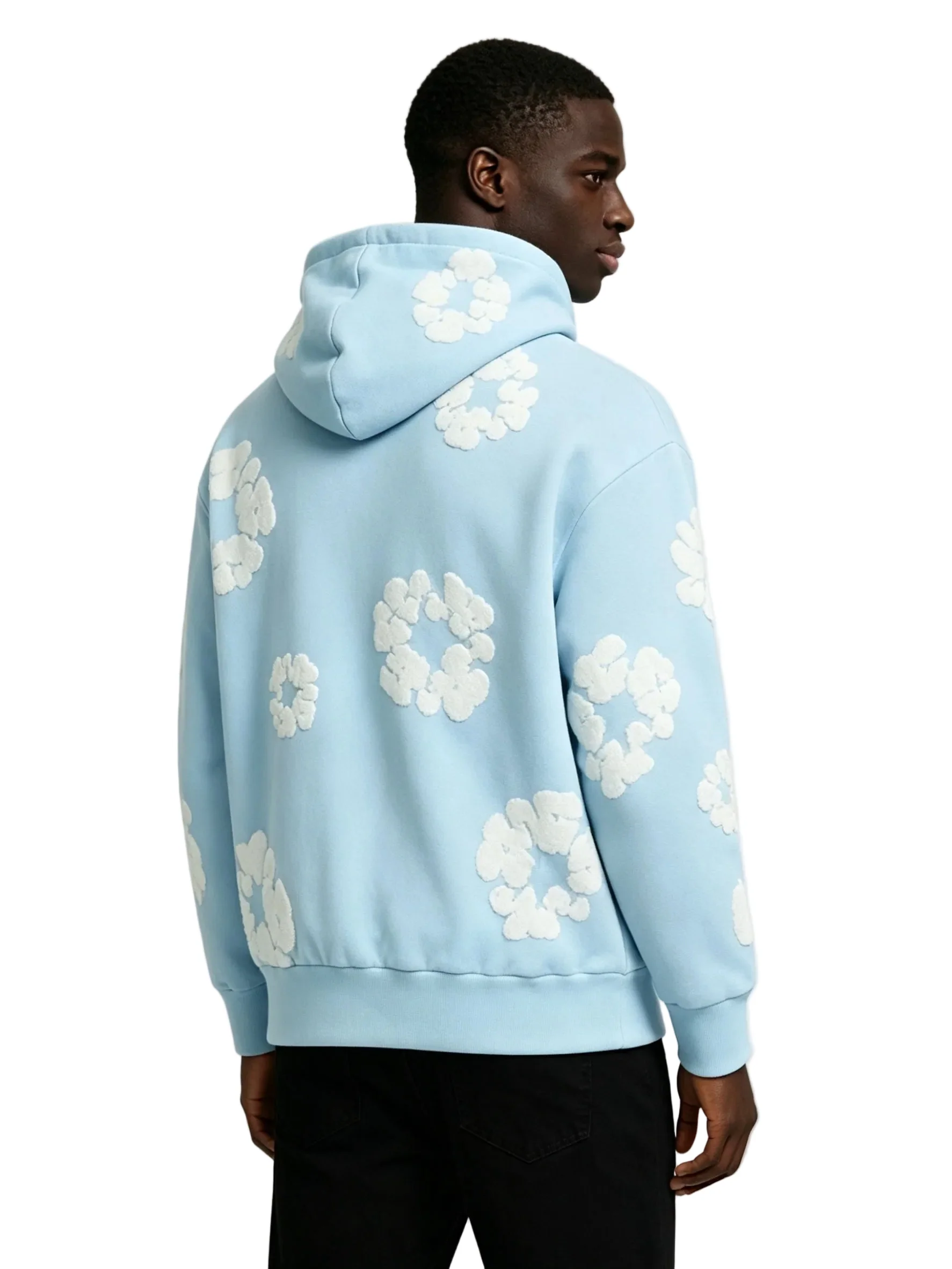 Denim Tears The Cotton Wreath Sweatshirt Powder Blue - Image 4