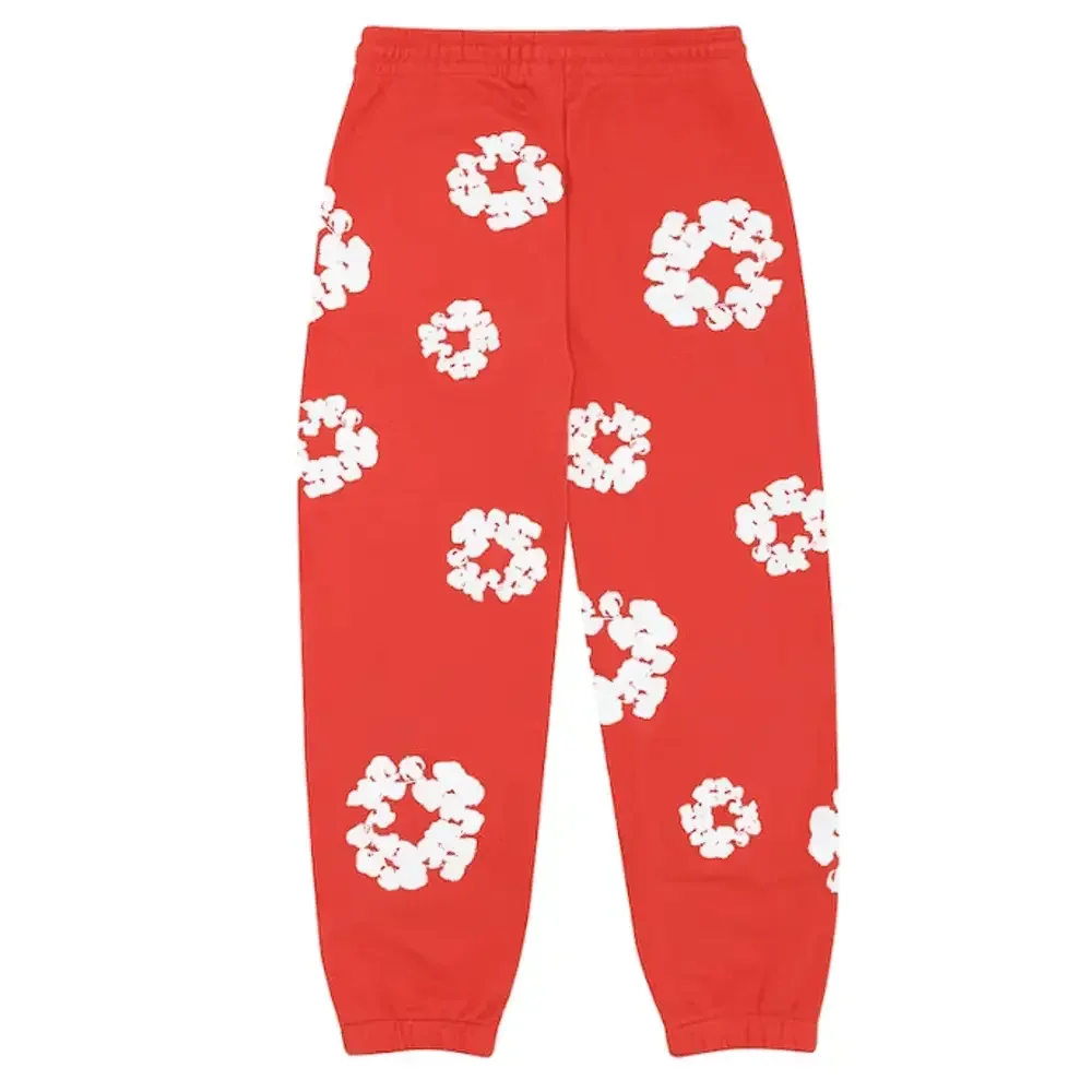 Denim Tears The Cottonwreath Sweatpant Red - Image 2