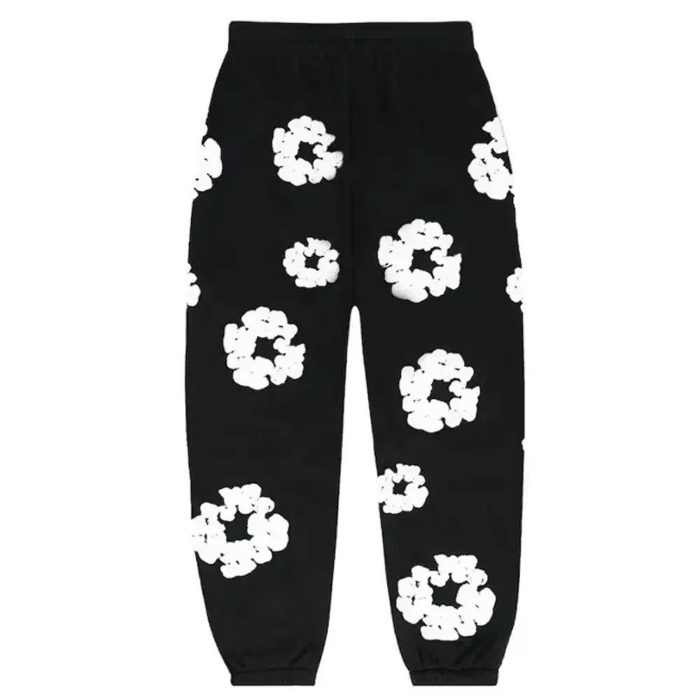 Denim Tears The Cottonwreath Sweatpants Black - Image 2