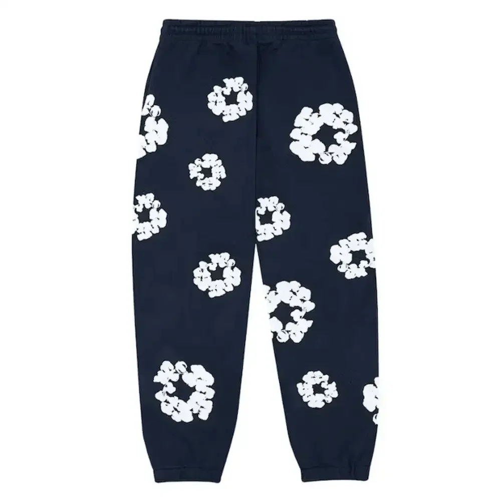 Denim Tears The Cottonwreath Sweatpants Navy - Image 2