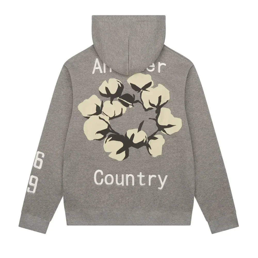 Denim Tears x CPFM Cactus Tears Hoodie Grey - Image 2