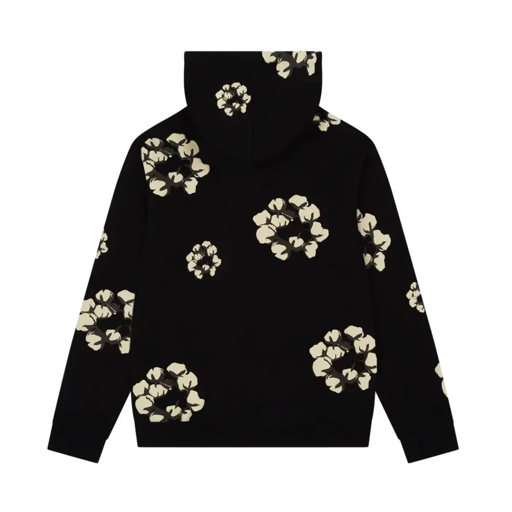 Denim Tears x CPFM Cactus Tears Wreath Hoodie Black - Image 2