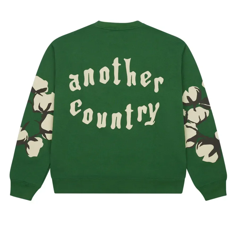 Denim Tears xCPFM Cactus Tears Crewneck Green - Image 2