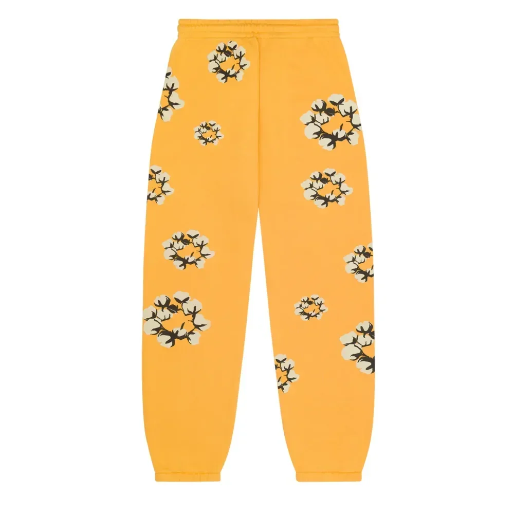 Denim Tears xCPFM Cactus Tears Wreath Sweatpants Yellow - Image 2