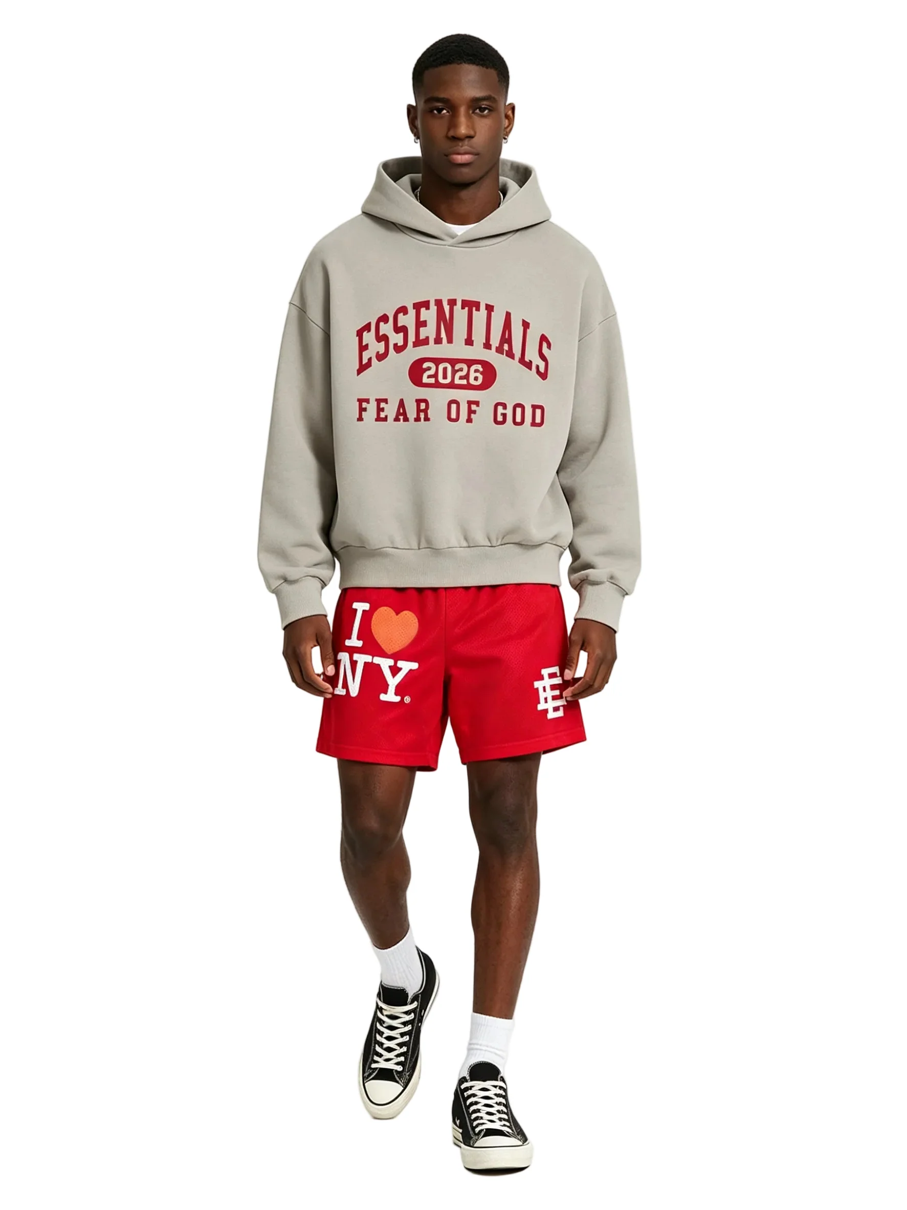Eric Emanuel EE I Love New York Short Red White - Image 2