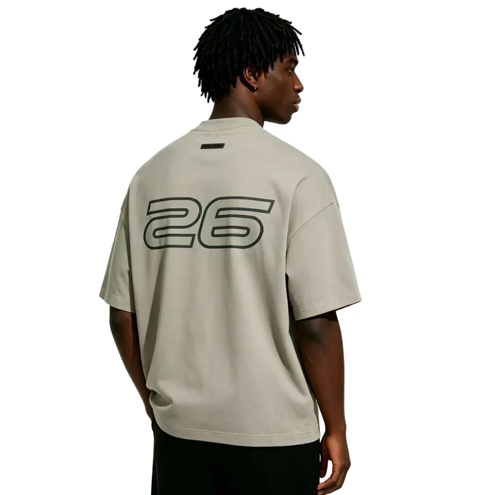 Fear of God Essentials 90s Tee Smoke Grey - Image 4