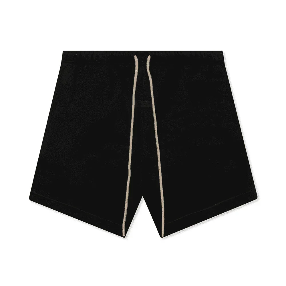 Fear of God Essentials Black Collection Sweatshort Jet Black - Image 2