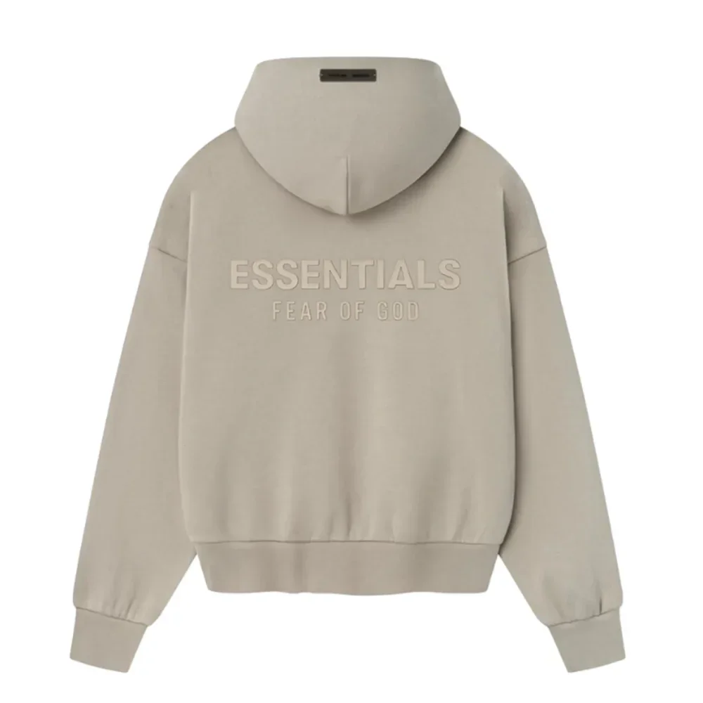 Fear of God Essentials Classic Fleece Hoodie Timber - Image 2