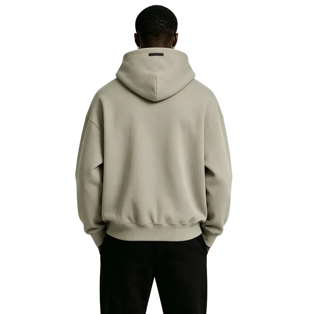 Fear of God Essentials Classic Hoodie Smoke Grey - Image 4