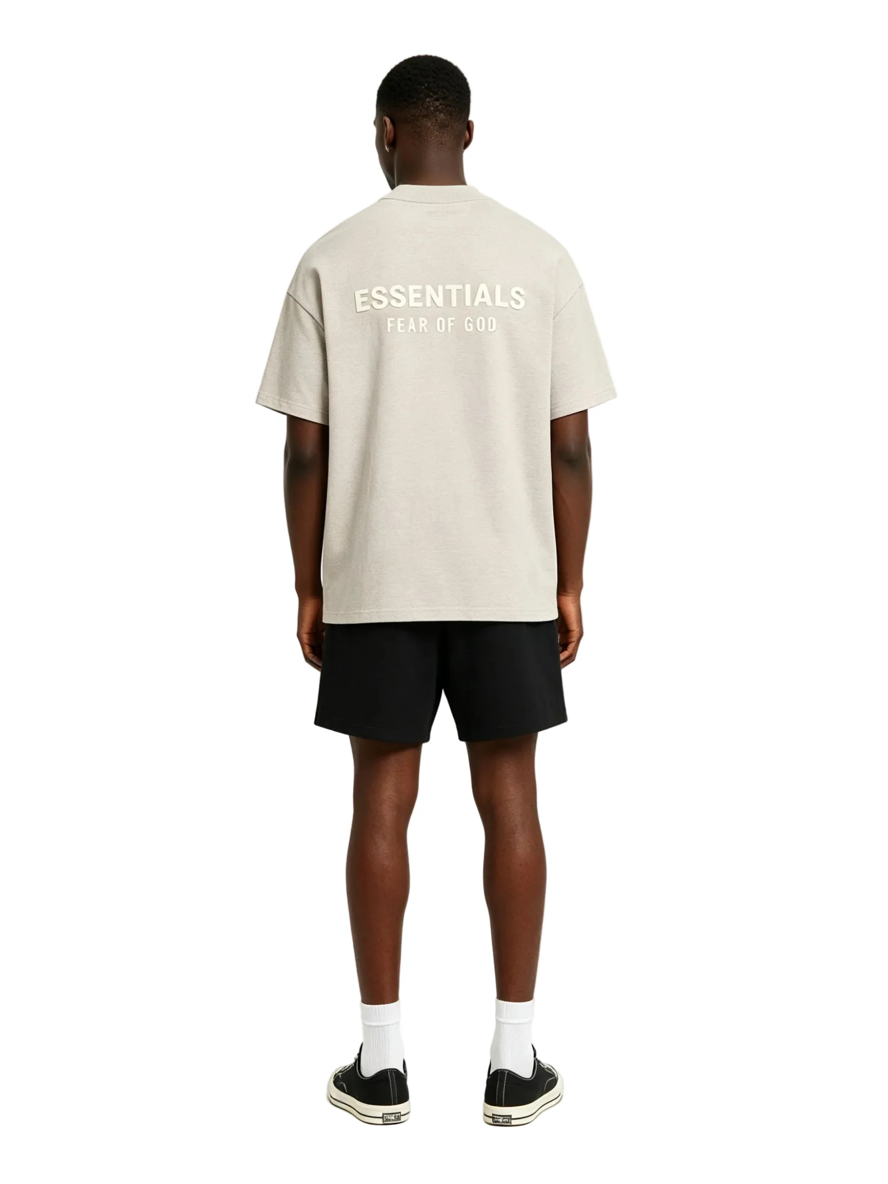 Fear of God Essentials Classic Sweatshort Jet Black - Image 4