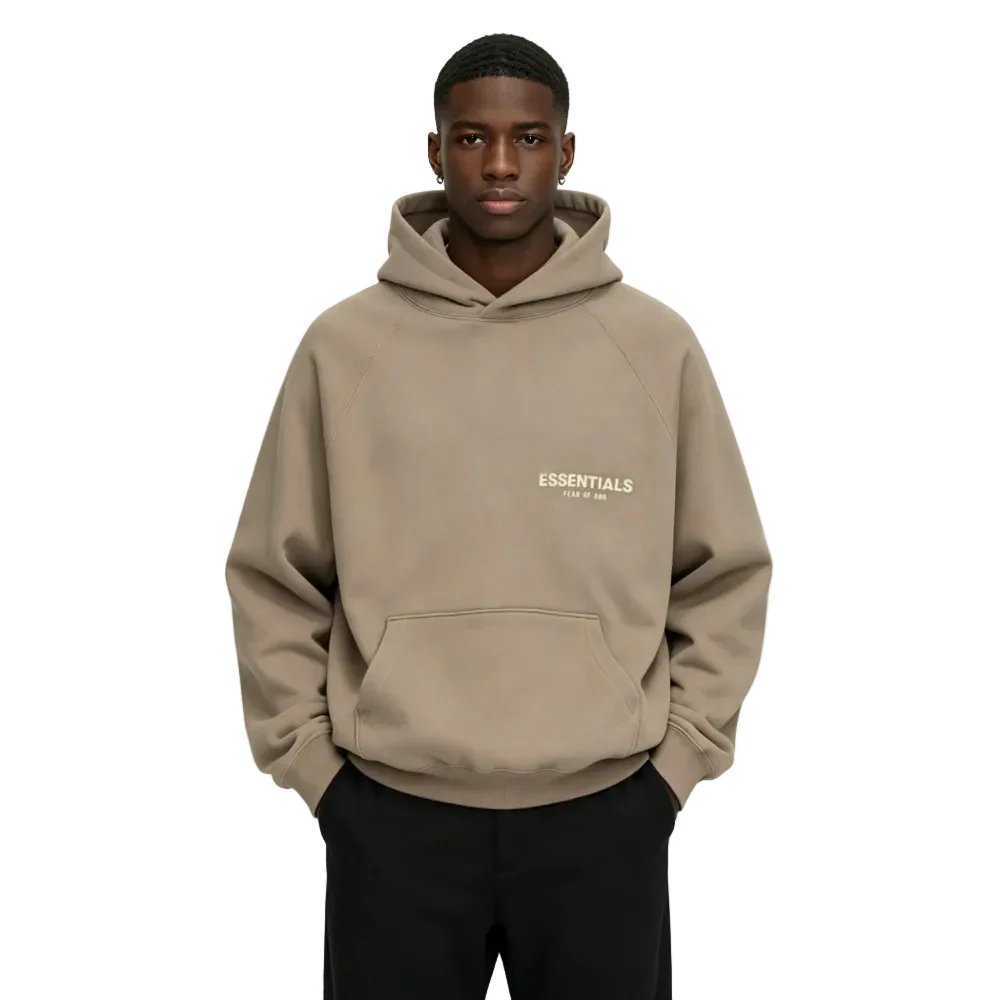 Fear of God Essentials Essentials Hoodie Desert Taupe - Image 2