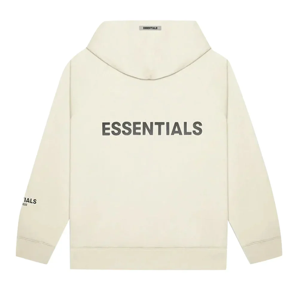 Fear of God Essentials Full Zip Hoodie Cream - Image 2