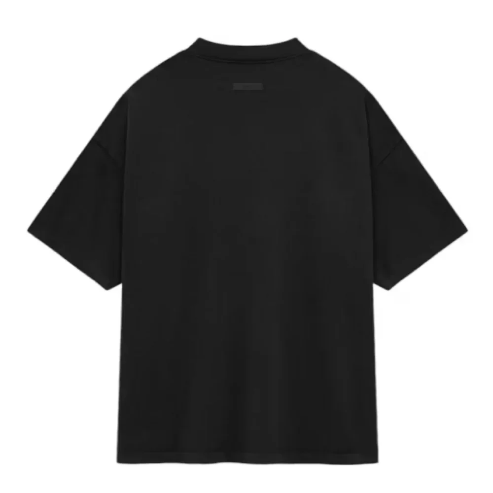 Fear of God Essentials Heavy Crewneck Tee Black - Image 2