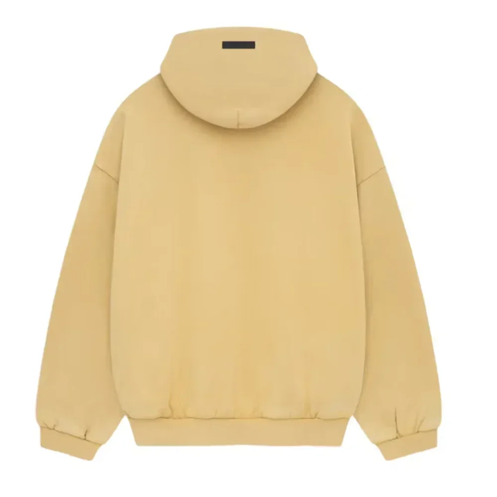 Fear of God Essentials Heavy Fleece Hoodie Amber - Image 2