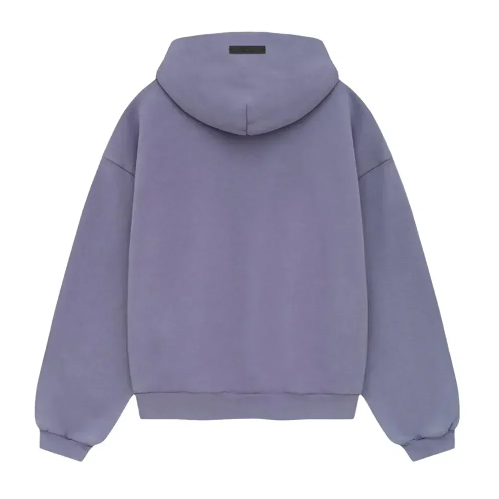 Fear of God Essentials Heavy Fleece Hoodie Lavender - Image 2