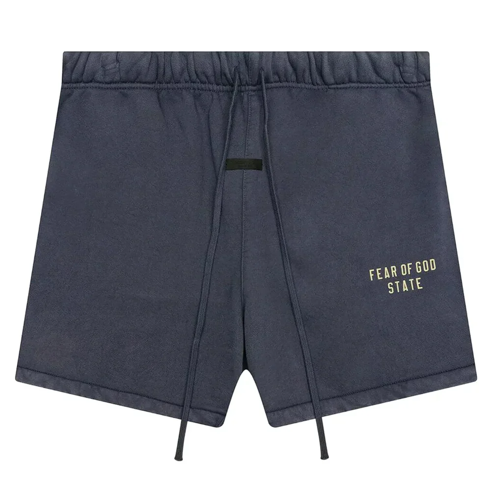 Fear of God Essentials Heavy Fleece Soccer Shorts Marine