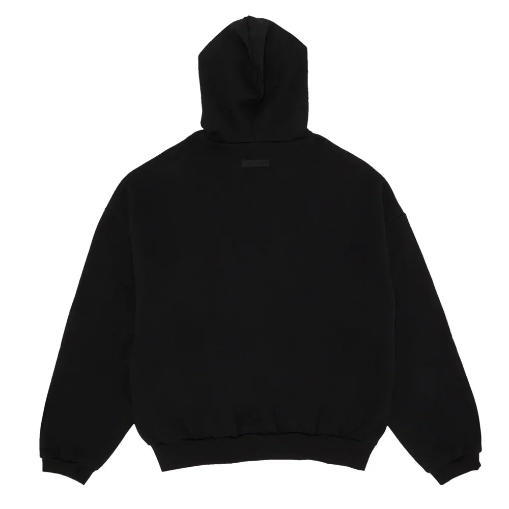 Fear of God Essentials Hoodie Jet Black - Image 2