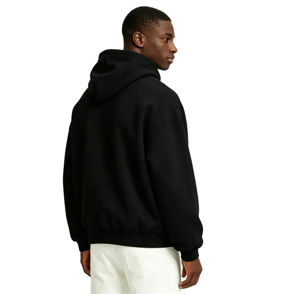 Fear of God Essentials Hoodie Jet Black - Image 4
