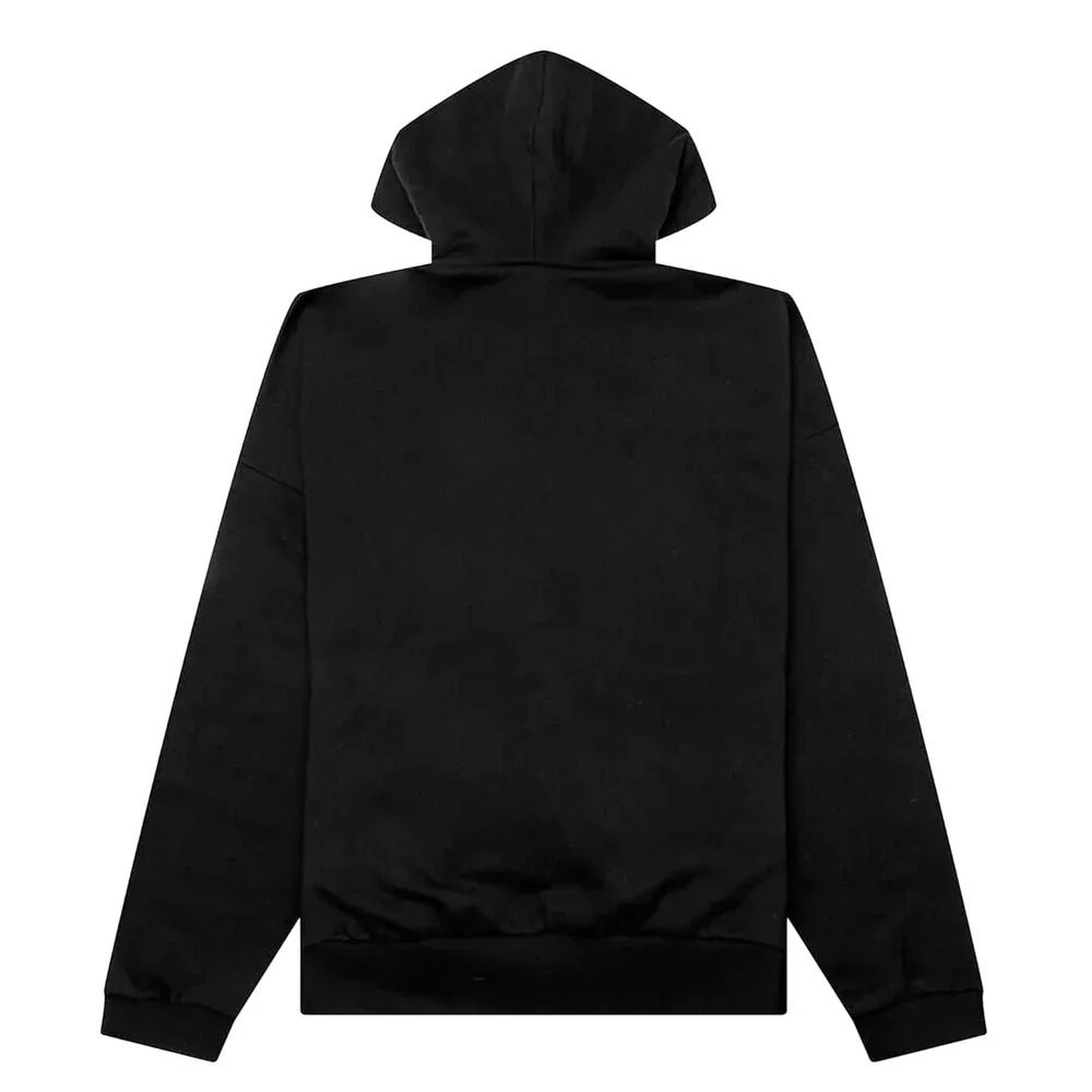 Fear of God Essentials Hoodie Jet Black FW23 - Image 2