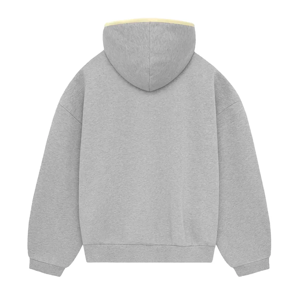 Fear of God Essentials Hoodie Light Heather Grey - Image 2