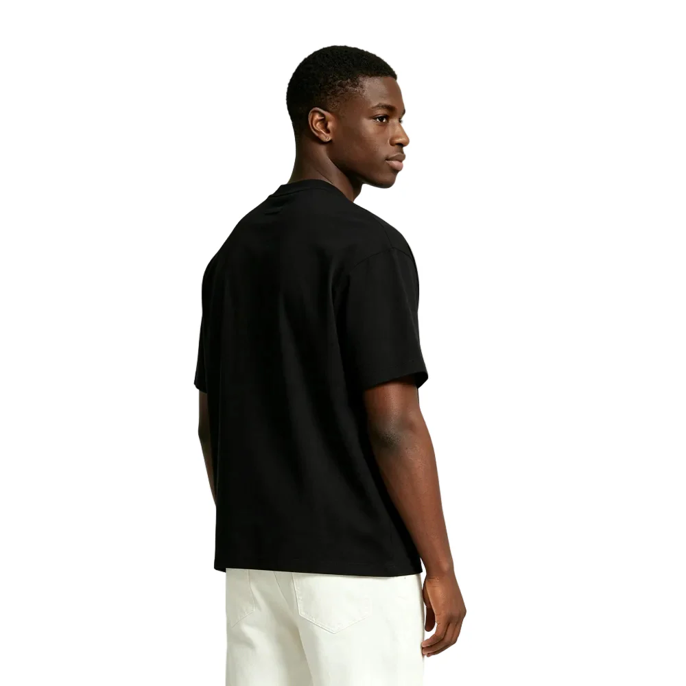 Fear of God Essentials Jersey Crewneck Tee Black - Image 4