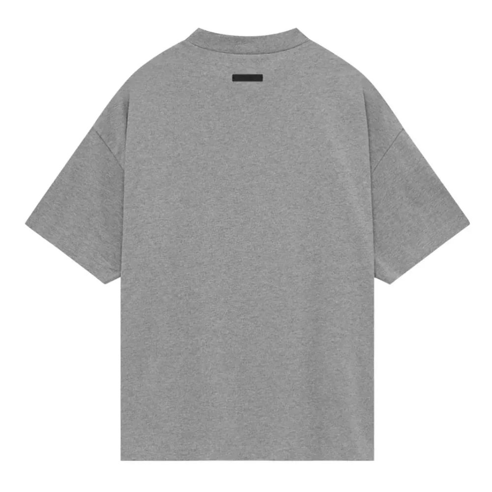 Fear of God Essentials Jersey Crewneck Tee Dark Heather - Image 2
