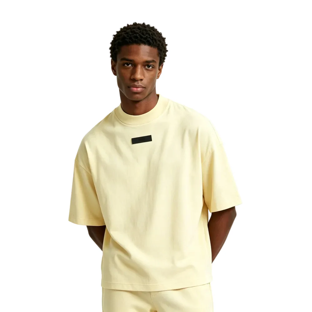 Fear of God Essentials Short Sleeve Tee Garden Yellow - Image 3