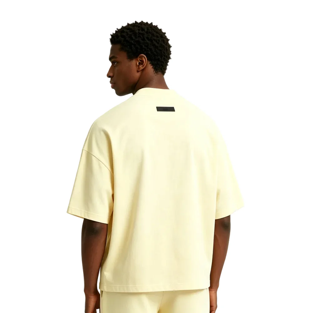 Fear of God Essentials Short Sleeve Tee Garden Yellow - Image 4