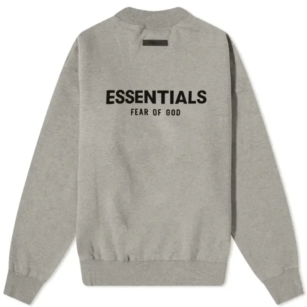 Fear of God Essentials SS22 Core Collection Crewneck Dark Oatmeal - Image 2