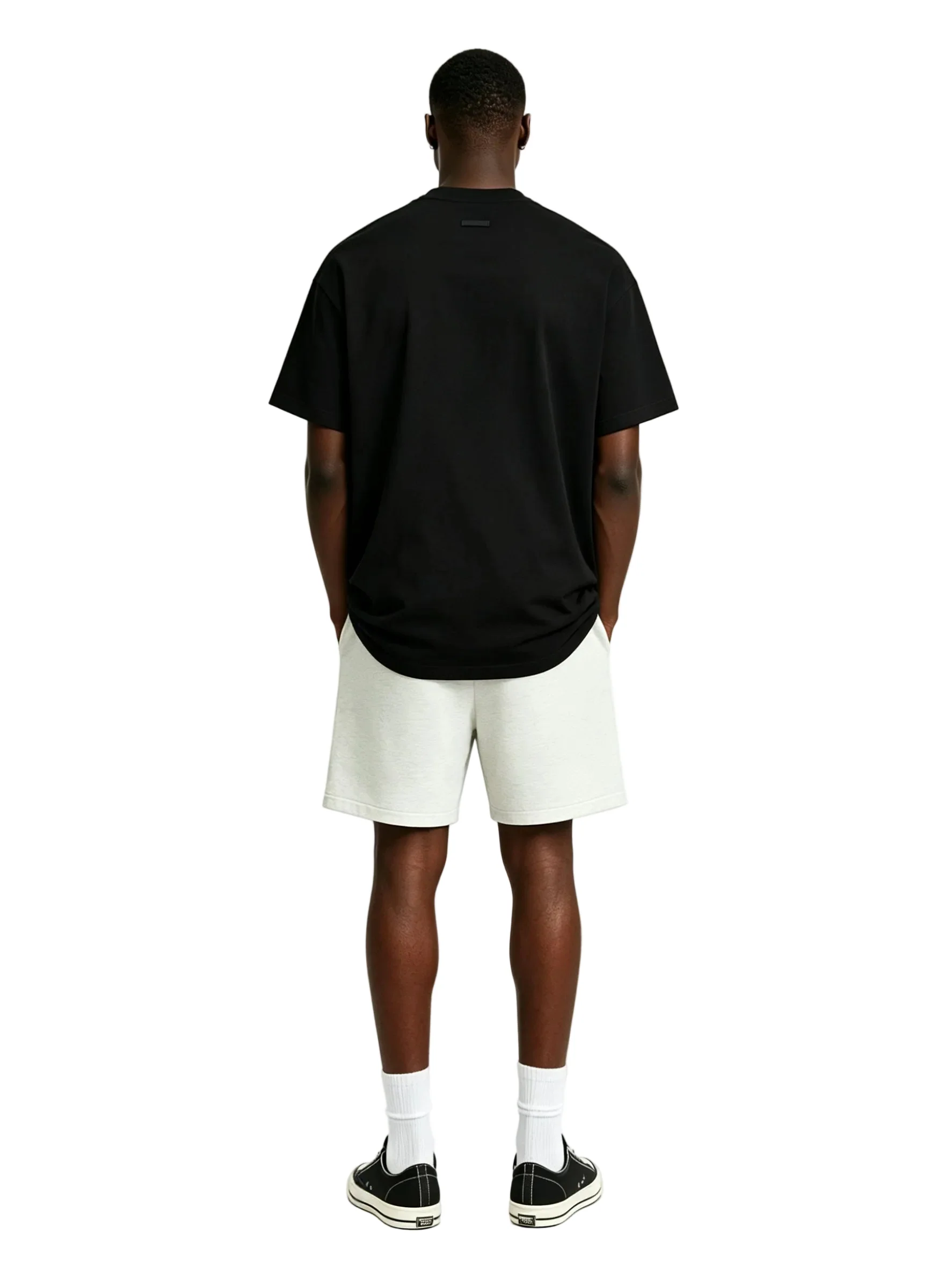 Fear of God Essentials Sweatshort Light Oatmeal - Image 4