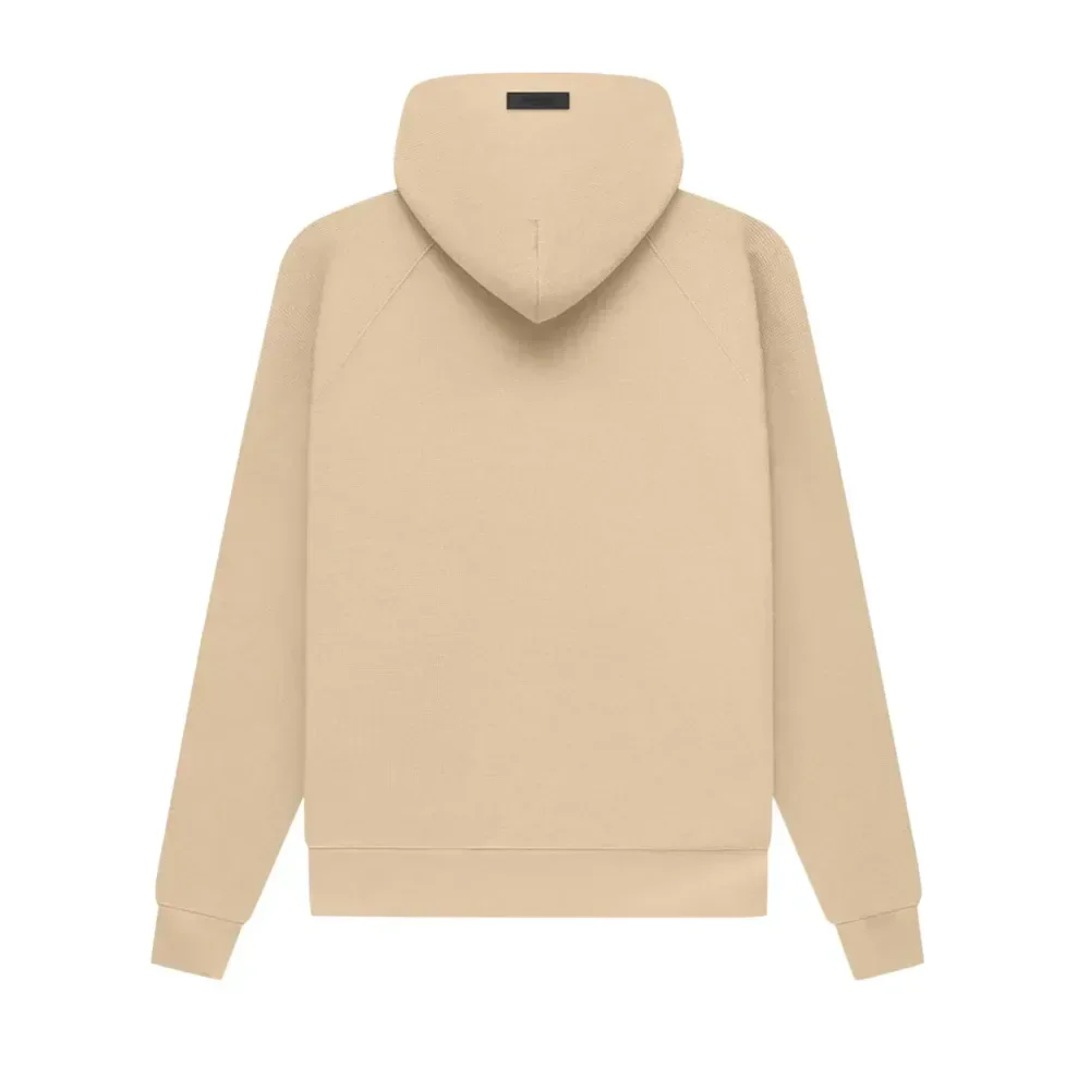 Fear Of God Essentials Waffle Raglan Hoodie Sand - Image 2
