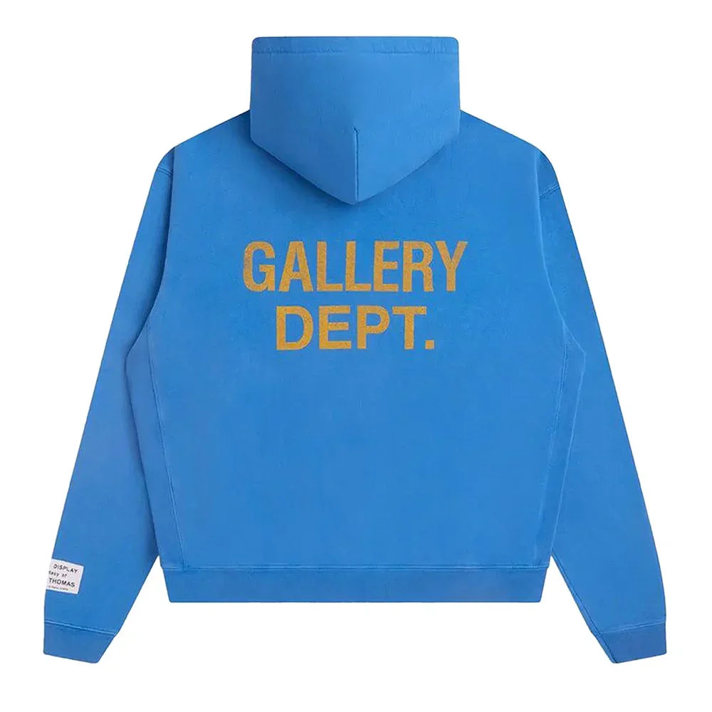 Gallery Dept. 90s GD Logo Hoodie Royal - Image 2