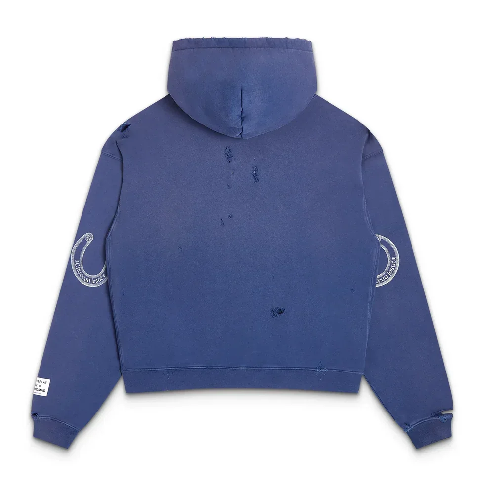 Gallery Dept. Distressed Chateau Ranch Hoodie Navy - Image 2