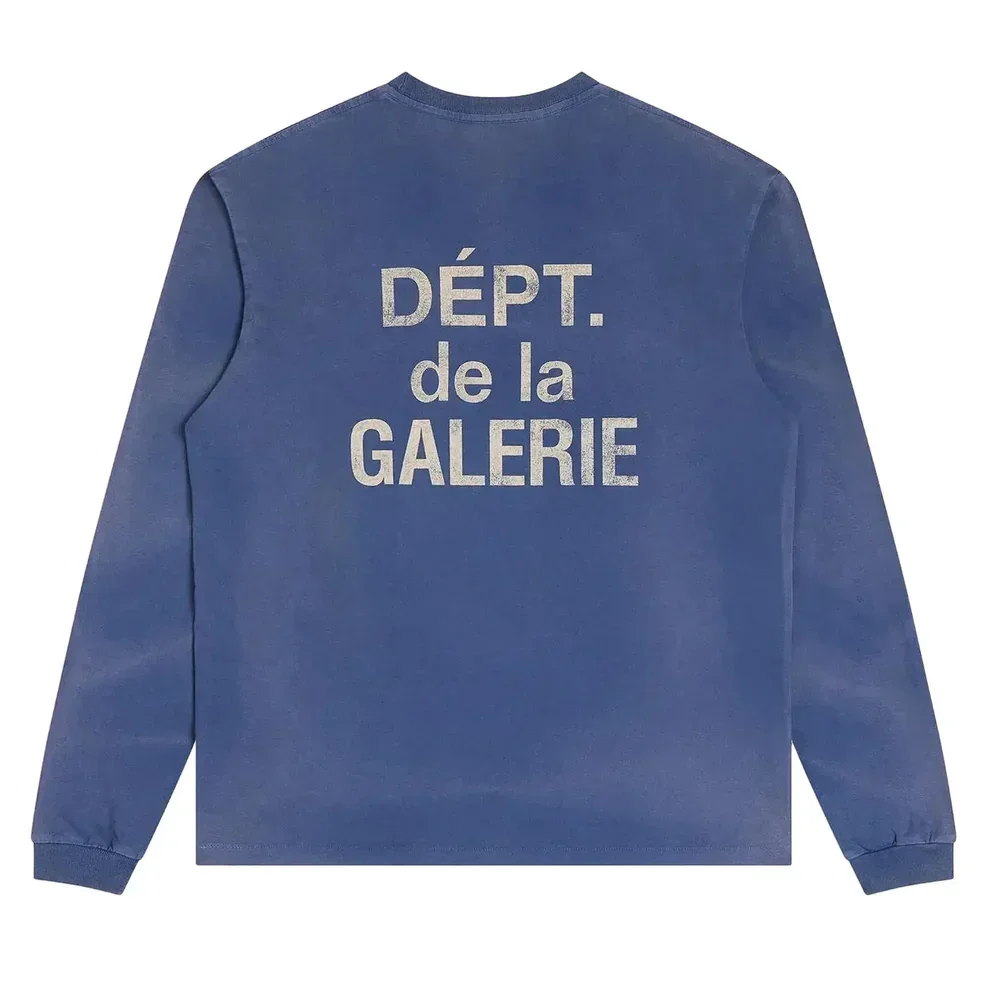 Gallery Dept. French Long-Sleeve Tee Navy - Image 2