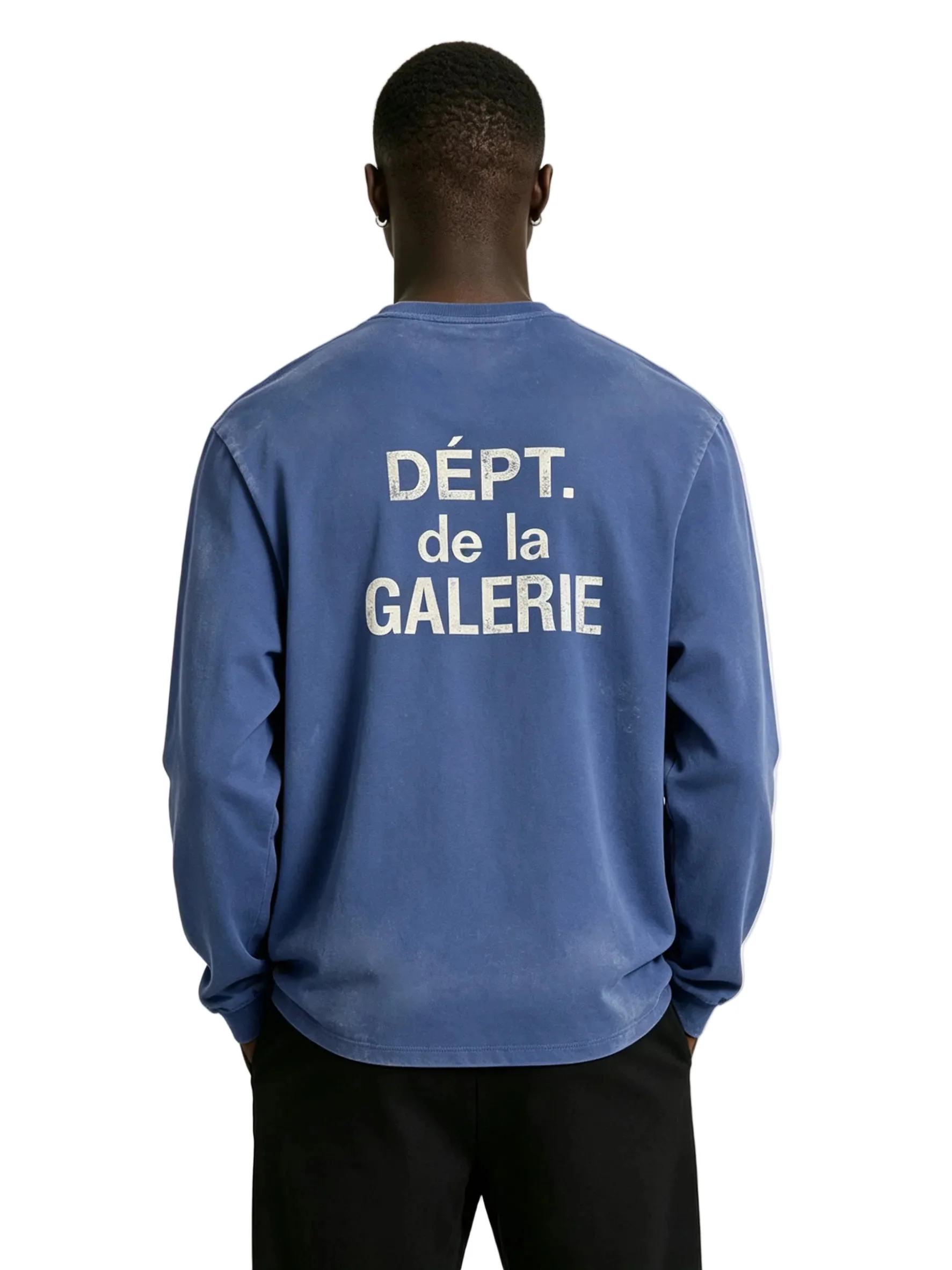 Gallery Dept. French Long-Sleeve Tee Navy - Image 4