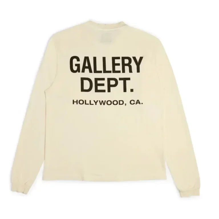 Gallery Dept. Souvenir L/S T-shirt Cream - Image 2